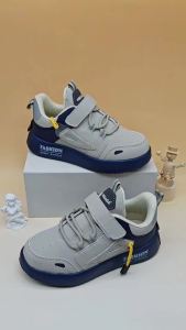 New Leather Kids Running Shoes Fashion Children Casual Walking Student Tennis Sneakers Non Slip2026