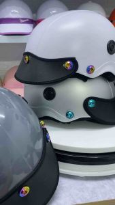 Nón Bảo Hiểm Gắn ốc Titan Gr5   Mũ Bảo Hiểm Nữa đầu Titan Thời Trang Năng Đông Cho Nam Và Nữ