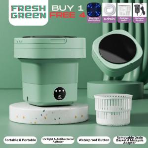 Mini Washing Machine Laundry Mini Washer Compact 8L KHIND Portable Washer Dryer Automatic with UV Sterilization Easy Use SpaceSaver
