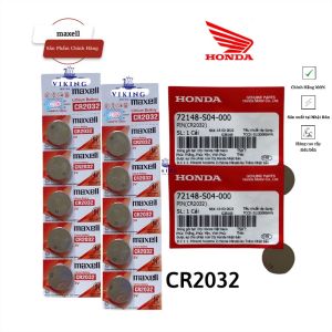 Vỉ 5 viên Pin Chìa Khoá Điều Khiển Smartkey Honda CR2032 Remote SH VISION AIRBLADE LEAD... Smartkey chính hiệu Honda