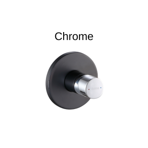 Rubine Bologna BO 3168 BK Concealed Shower Mixer Tap (Rose Gold/Chrome/Matt Black)