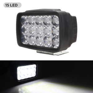 ไฟหน้ารถจักรยานยนต์สปอตไลท์ไฟ LED 12V แสงสว่างสีขาวมากมอเตอร์15/18Led ไฟทำงานเสริมการขับขี่ไฟตัดหมอก Led