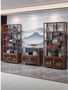 Solid Wood Chinese Style Cabinet Modern Luxury Design HDB Condo Landed Custom All Sizes Professional Delivery