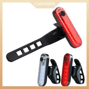 [CANAMEK] Bike Tail Light Waterproof Riding Front Rear Light LED USB Rechargeable MTB Bike Headlight Cycling Tail Lamp Bicycle Lantern