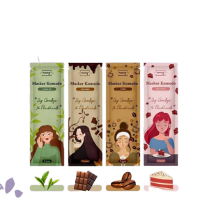 Masker Komedo by Navy - Masker Wajah Organik - Masker Menghilangkan Komedo Membandel - Masker Komedo Hidung - Masker Komedo Viral Tiktok -JURAGN 47