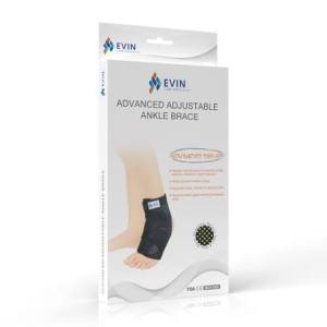 EVIN ADJUSTABLE ANKLE BRACE ONE SIZE