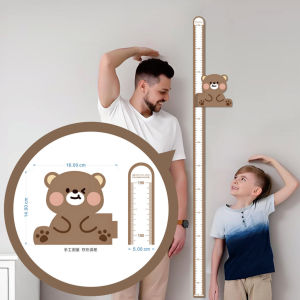 Height Measurement Wall Sticker Magnetic 3d Height Sticker Wall Height Measurement Kid 75-190cm Cartoon Height Ruler Height Chart
