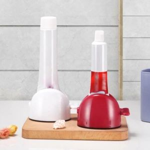 Multi-function Toothpaste Squeezer Tooth Paste Dispenser Tube Squeezer Facial Cleanser Press Rolling Holder for Kids