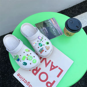 WomenS Summer Outdoor Clogs With Thick Soles Fashionable Balloon Dog Cartoon Bear Design Platform Height-Increasing Non-Slip For The Beach