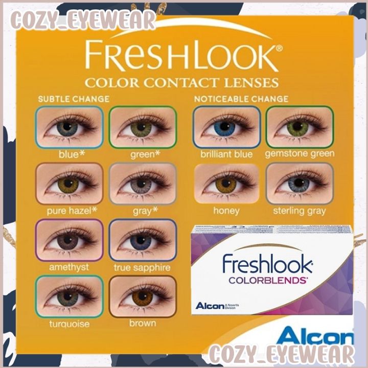 NEW Freshlook Colorblends Cosmetic Color Monthly Disposable Contact   2b7f45308e6214080f362788e291707d  720x720q80 