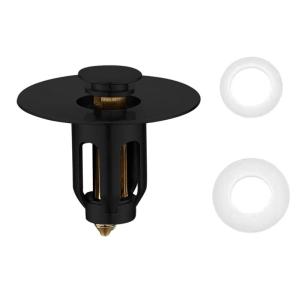 Universal Copper Bathroom Sink Stoppers Push Type Basin Pop-Up Drain Bathtub Converter Sink Drain Strainer Plug