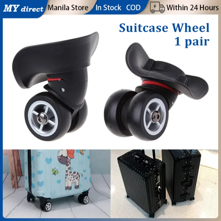 2pcs Quiet Luggage Wheels Double Row Wheel Replacement Travel Plastic Suitcase Wheels Suitcase Wheel Repair Replace Lazada PH