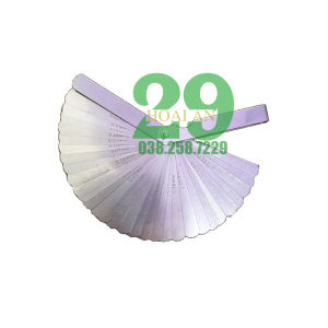 Thước lá đo khe hở 0.02-1mm bằng inox bền bỉ