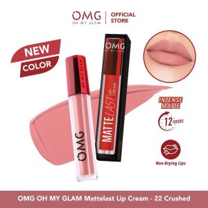 OMG Oh My Glam Matte Kiss Lip Cream ( lipstick lipstik lipcream ) Lip Tint Serum