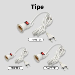 Fitting Lampu Gantung Kabel 3m 3 Meter 5m 5 Meter 10m 10 Meter Fitting Lampu Gantung Saklar