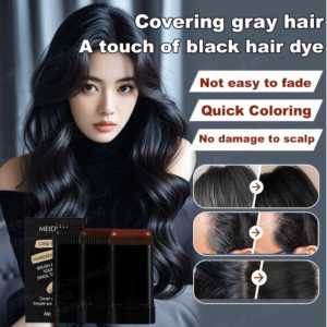 【FAMMY FAEY】A Touch of Black Hair Dyeing Hair Stick Black Hair Disposable Hair Dye Pen Hair Dyeing Stick Temporary Cover White Hair Cover Hair Dyeing Comb一抹黑染发棒