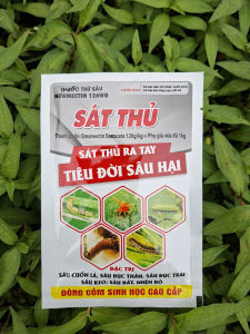 [THIEN THINH SHOP] Trừ Sâu Cuốn Lá Sâu Đục Thân Sâu Đục Trái Sâu Keo Nhện Đỏ Thuốc trừ sâu sinh học cao cấp SÁT THỦ Gói 10g