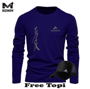 BELI BAJU GRATIS TOPI...!!! Kaos Distro Lengan Panjang - Tshirt Distro Logo CresGer Kirka Text Hitam - Kaos Pria Dan Wanita Premium Quality