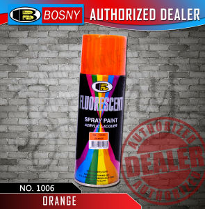 BOSNY FLUORESCENT SPRAY PAINT ACRYLIC LACQUER