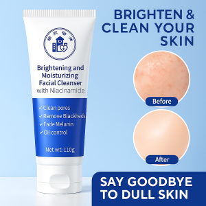 Deep Control Oil Powerful Cleaning Facial Cleanser Skin Whitening Moisturizing Brightening Remove Black Heads Face Wash Skin Care Product