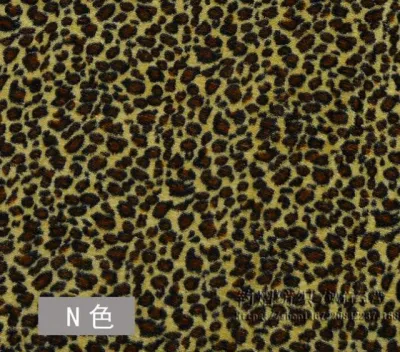 【Daily Deals】 3m Gold Velvet Animal Print Fabric Tiger Leopard Zebra Print Sofa Toy Fabric Performance Clothing Fabric 150cm