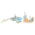 Classic World 2-in-1 Fishing and Stacking Game. 