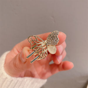 Jepit Rambut Kupu-kupu Elegan Mini Logam Headdress Elegant Butterfly Hairpin Mini Clips HMM007
