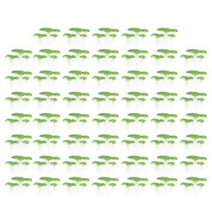 54PCS Plastic Water Surfaces Floating Realistic Aquarium Decors Improves Habitat