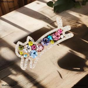 [COD] Modingdue Fashion Cute Luxury Animal Cat Brooch For Women Clothing Coat Accessries Gifts