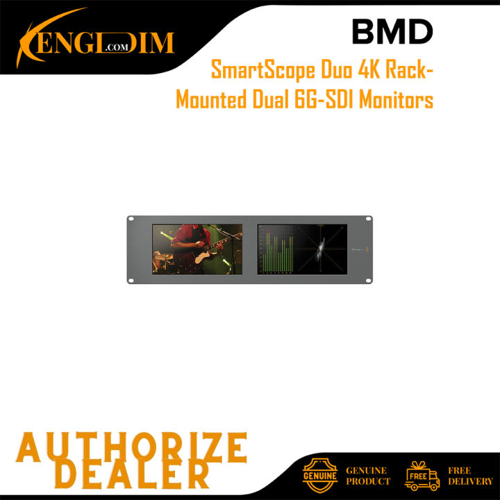 Blackmagic Design Smartview 4k G3 SmartScope Duo 4K Rack-Mounted