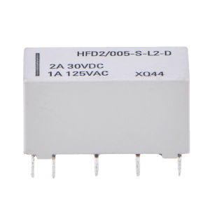 baoda 5V คอยล์ bistable LATCHING RELAY DPDT 30VDC 2A 1A 125VAC HFD2/005-S-L2-D realy