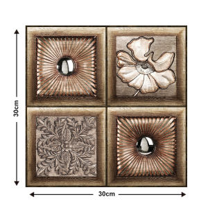 Giấy dán tường 3D nhãn dán chống thấm nước Giấy dán tường chống ẩm PVC tự dính