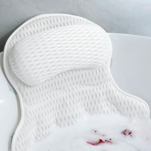 Pillow Suction Cups Bathtub Pillow Mesh Butterfly Quick-drying Bath Breathability Reduce Fatigue