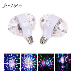Jmax Portable Disco Light 6W B22 E27 mini stage light LED Bulb Single Head Bulb Double-head Bulb USB Disco Ball Magic ball LED Light Bulb