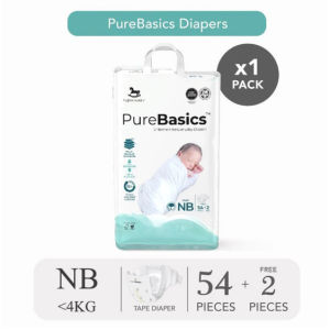 Pure Basic Pull Up / Tape Diapers Baby Soft Highly Absorbent & Comfortable Disposable Diapers For Daily Use
