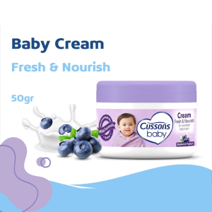 Cussons Baby Cream 50gr Krim Pelembab Kulit Bayi Hypoallergenic Mencegah Iritasi
