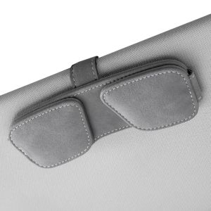 DOUBLEL ic Sunglasses Holder Dual Clip Multifunctional Eyeglass Hanger Universal Easy To Install Car Sun Visor Clip Car Interior