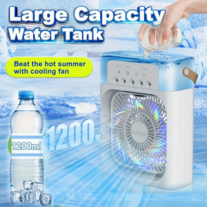 ZSY 5 Hole Misting Fan Desktop USB Humidifier Mini Portable Cooling Air Conditioner