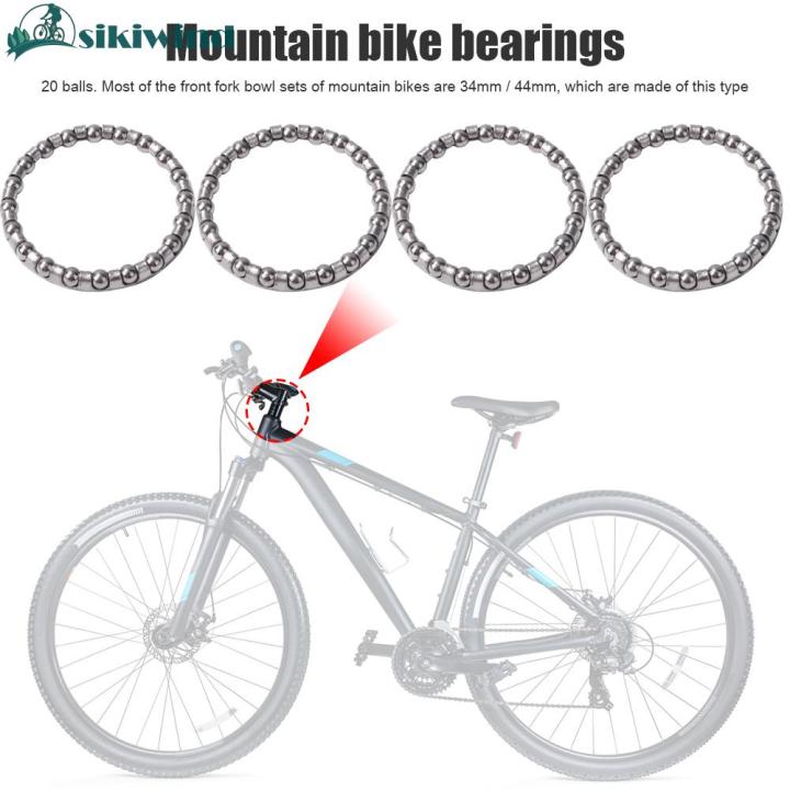 MTB Road Bike Ball Bearing for 34 44mm Front Fork Headset 10pcs Set Cycling Accessory Lazada