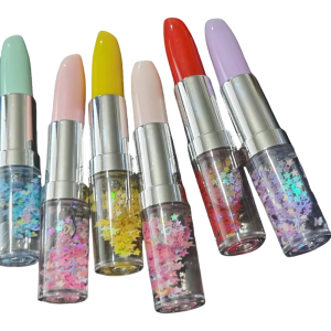 6 Pcs Lipstick Shape Gel Pen 0.5mm Writing Pen Novelty Gel Ink Pen Lovely Neutral Pen for School Office and Home