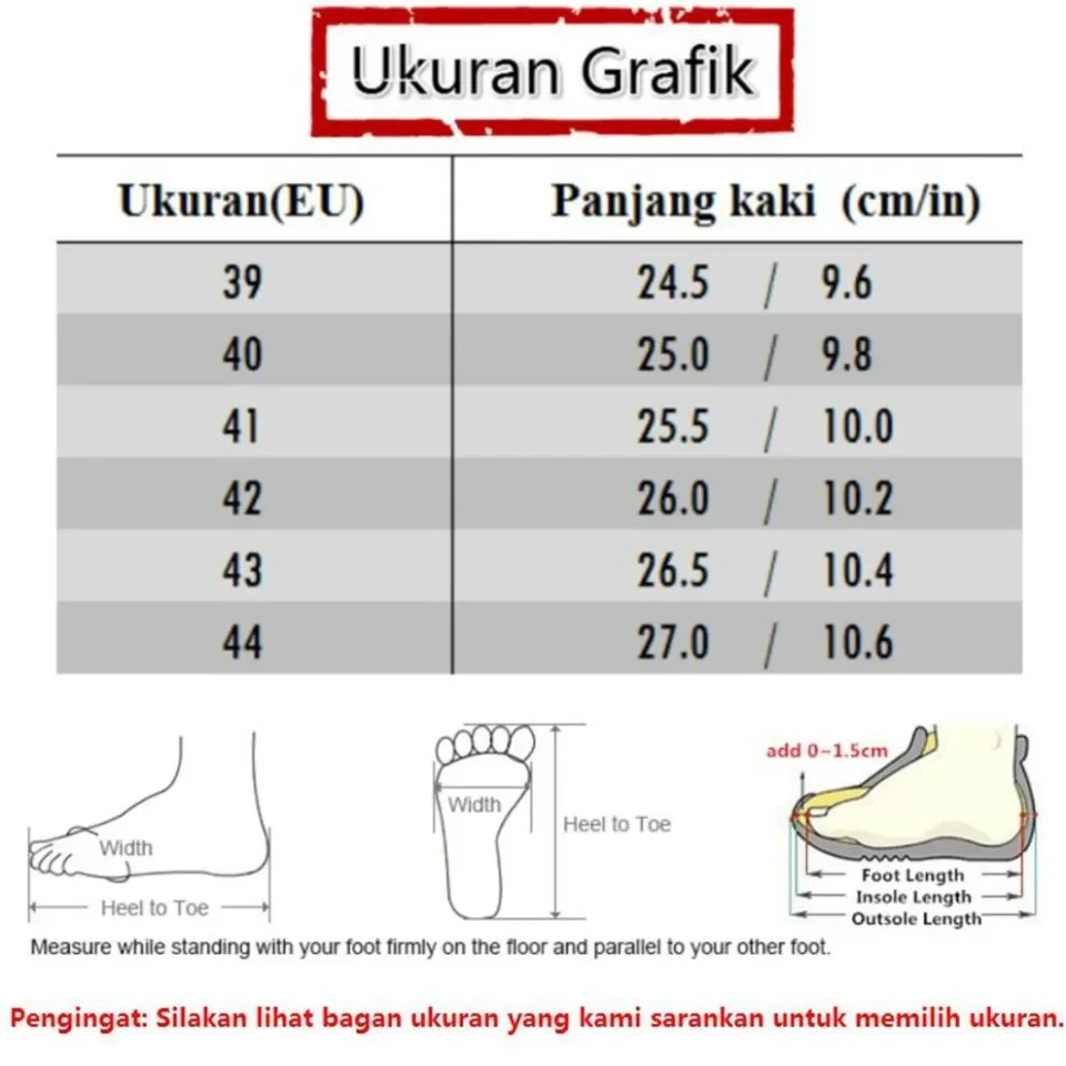 Size sepatu sale diadora