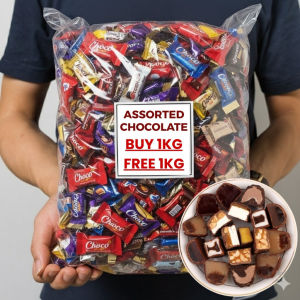 [BEST SELLER] buy 1KG get 1KG- 5 Flavors Assorted Chocolate 1000 Grams Snack Dessert