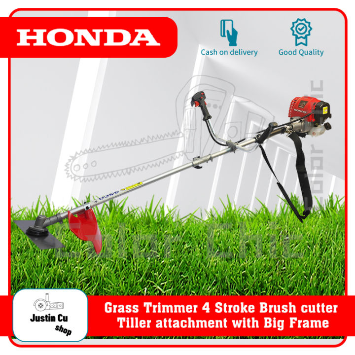 Honda Grass Trimmer 4 Stroke Brush cutter Tiller attachment with Big ...