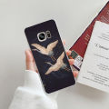 Soft Case For Samsung Galaxy S6 Edge G925F Clear TPU Cute Painted Silicone Back Cover Phone Casing For Samsung S6Edge Cases. 