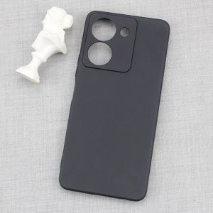 VIVO Y36 5G Y36 Y95 Y93 Y91 Y91C Y75 5G Y71 Z1 PRO Case black premium softcase silikon karet hitam soft casing cover black elegant