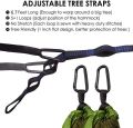 GEARBEST Heavy Duty Hammock Duyan Comfortable Double Hammock for Garden Beach Camping Travel with Adjustable Suspension. 
