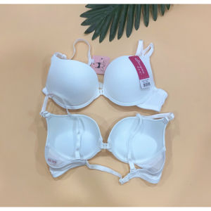 B44 Áo Ngực Trơn Cài Trước Basic KATHY BRA Đệm Dày 2.5cm Có Gọng Nâng Ngực