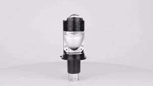 【2PCS】10800LM H4 HS1 LED Headlight Projector Lens 6000K White Hi/Lo Beam Bulb for Car or Motorcycle
