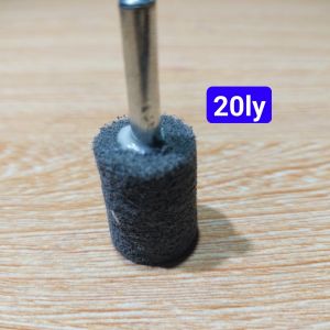 Bộ 3 cây nỉ xám đánh bóng trục 6mm mài đánh bóng kim loại gỗ các loại hình trụ nhỏ 20/25/30mm trụ nhỏ mài bóng các mối hàn mối nối cho liền mạch trụ mài gắn máy khoan tiện dụng mài bóng được tất cả các góc nhỏ- Cửa Hàng Nam