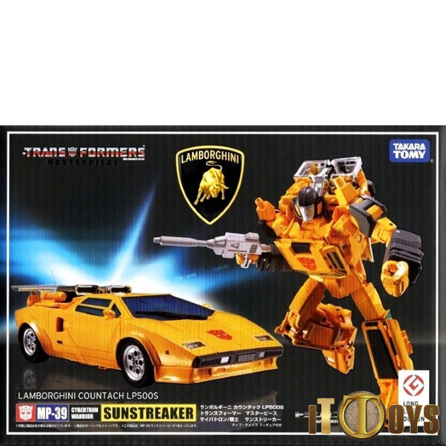Transformers Masterpiece MP-39 Sunstreaker (Lamborghini Countach LP500S ...